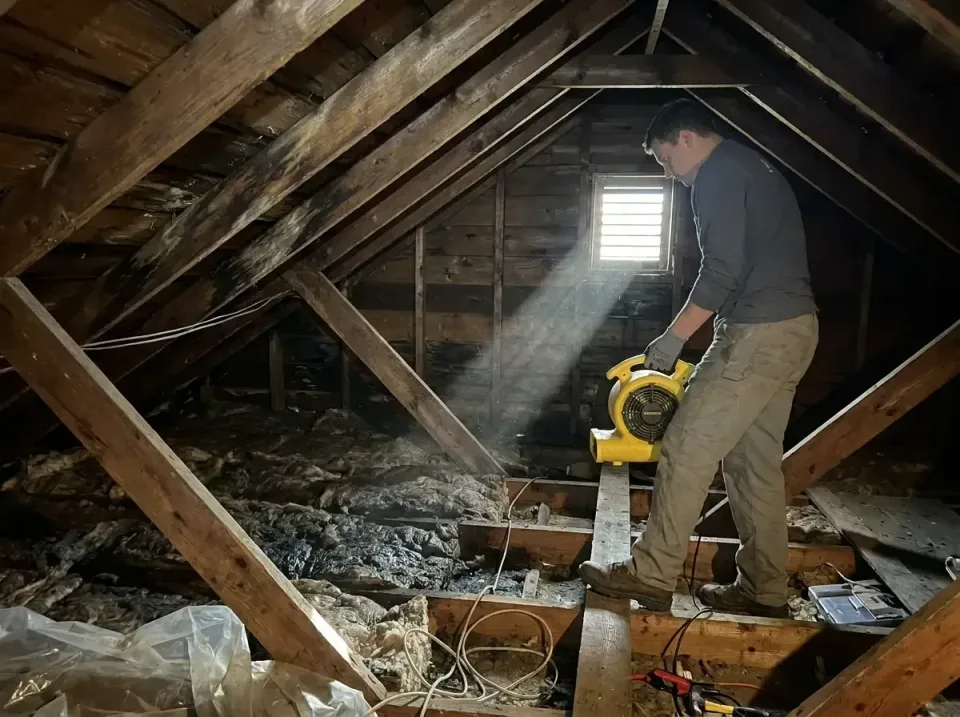 attic-water-damage-drying-proc-007 — frequently asked questions, Emergency Water Extraction & 24/7 Flood Response in Wilburt…